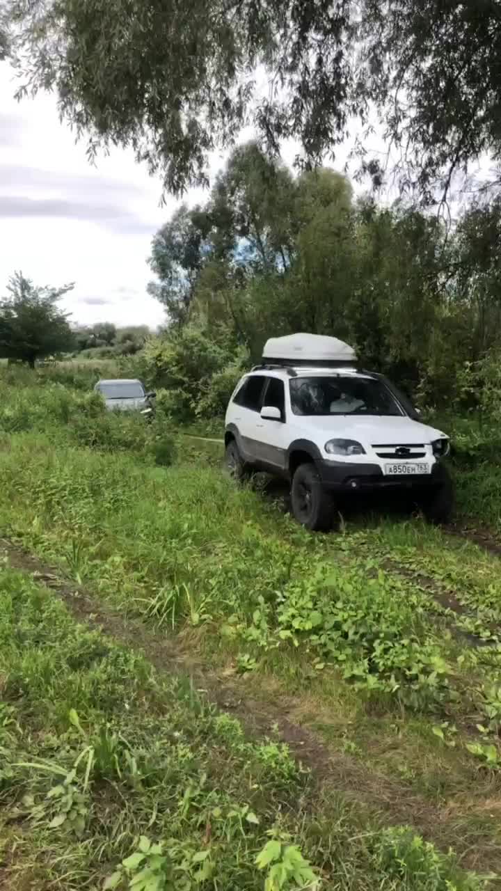 Киа Спортаж столкнулся с трудностями на рыбалке